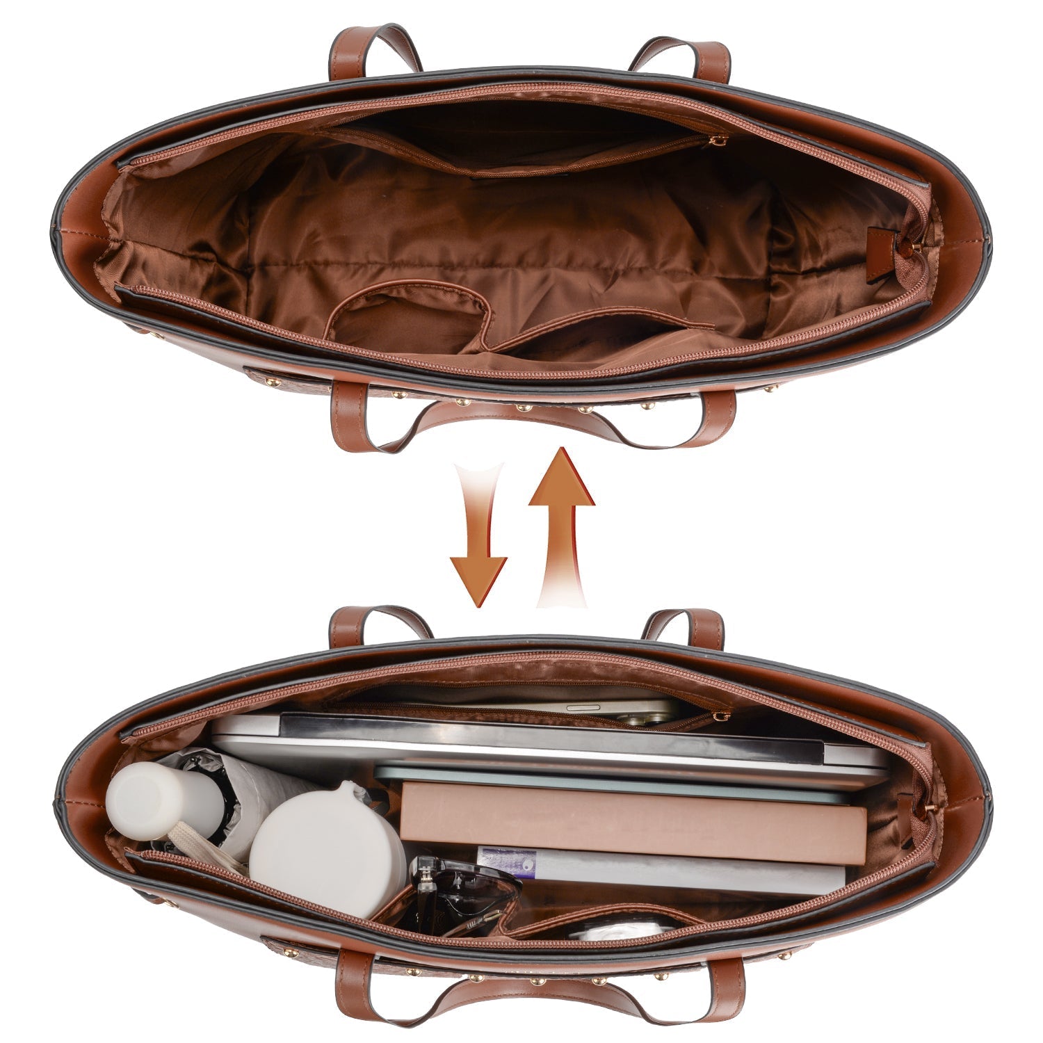 Dam Axelväska Rymlig PU-Läder Elegant Design-2