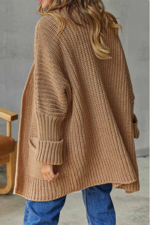 Dam Vinterkardigan Modern Akryl-4