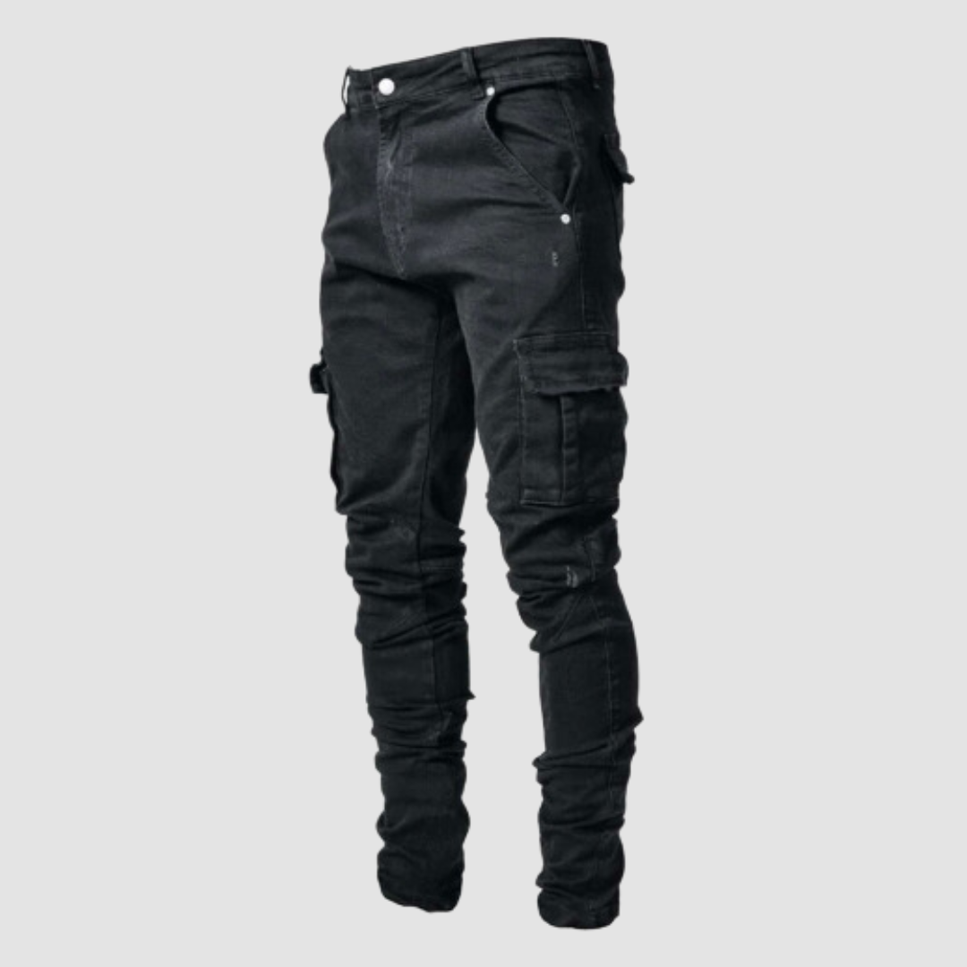 Herr Jeans Slim Fit Mjuk Denim Fritidsmodell 7