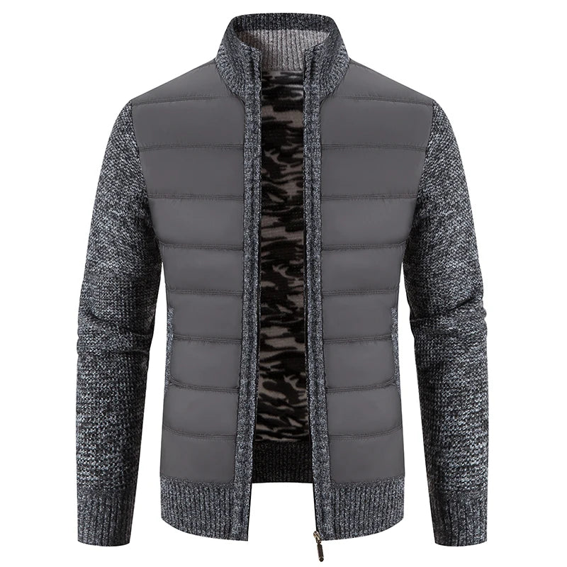 Variant image for Herr Väst Trendig Fleece Modern Design för Kalla Dagar-1
