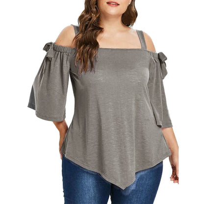 Variant image for Plus Size Klänning Trendig Bomull Bekväm-5