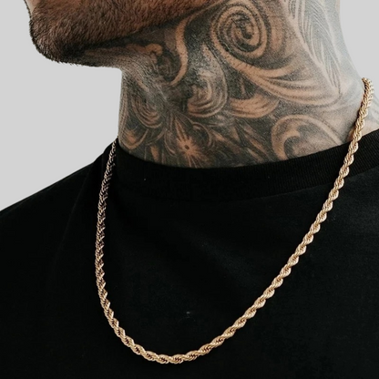 Herrklocka Klassisk Stil Rostfritt Stål Vattentålig Snygg Design-4
