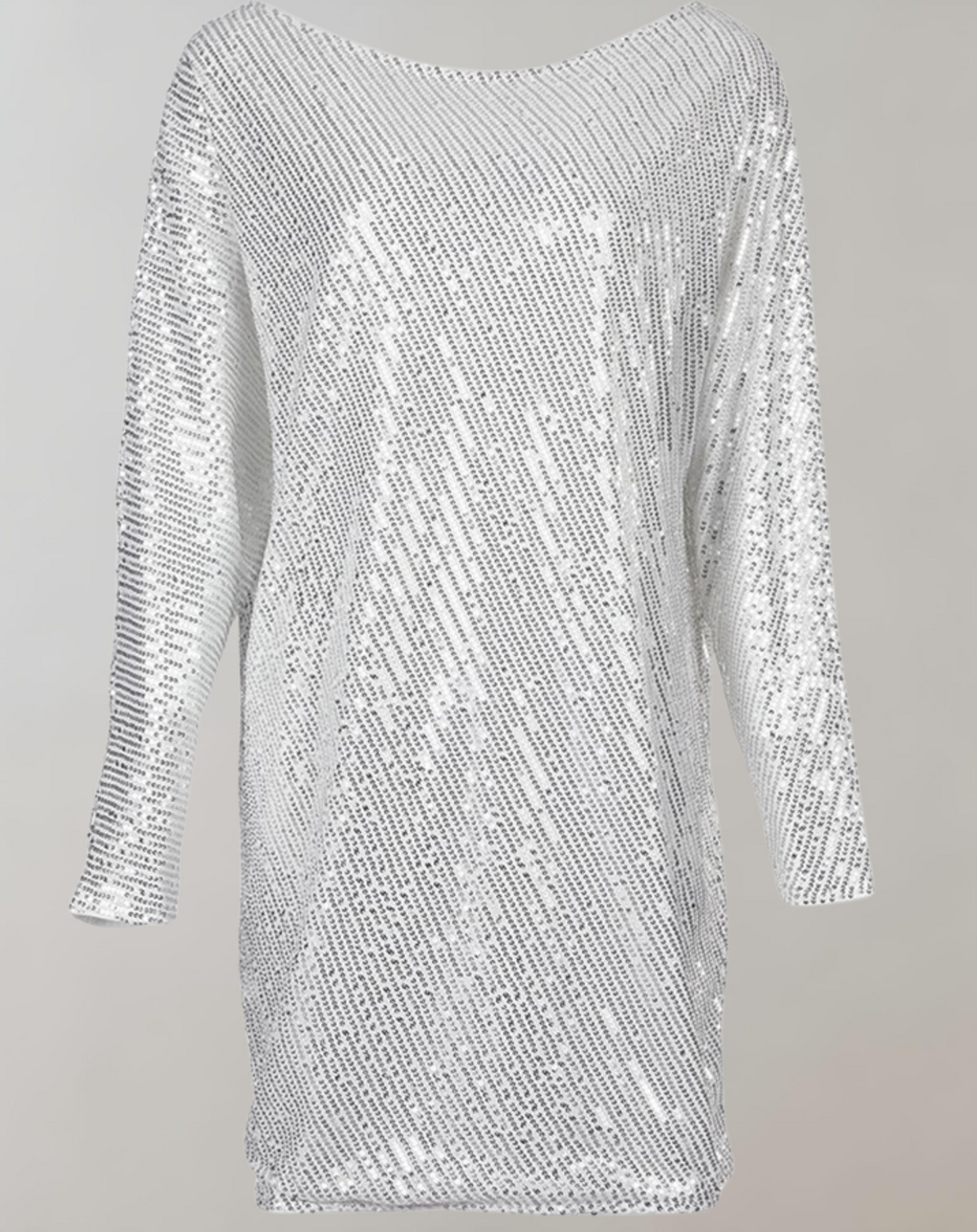 Kvinna Asymmetrisk Klänning Elegant Polyester-4