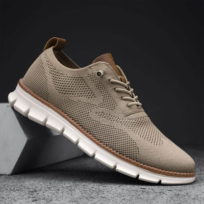 Herr Sneakers Löparskor Mesh Läder För Aktiv Livsstil 2
