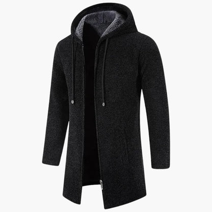 Mäns Fleecejacka med Huva Värme Wolff Fleece-3