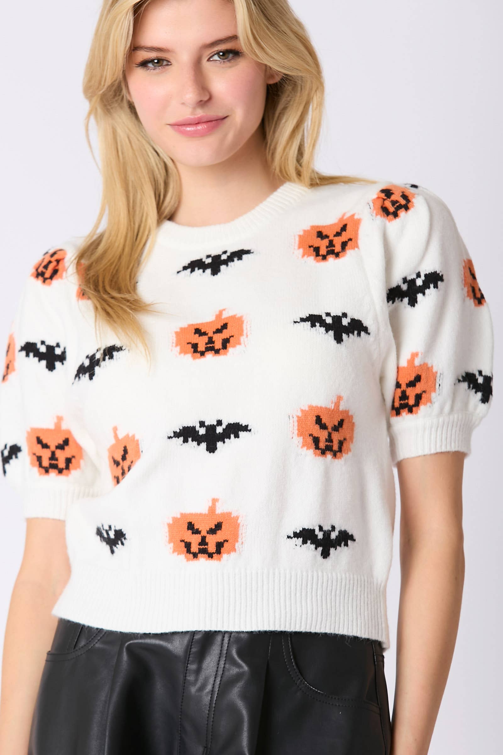 Variant image for Dam Cardigan Lekfull Skalle Fluga Mjuk Polyester-9