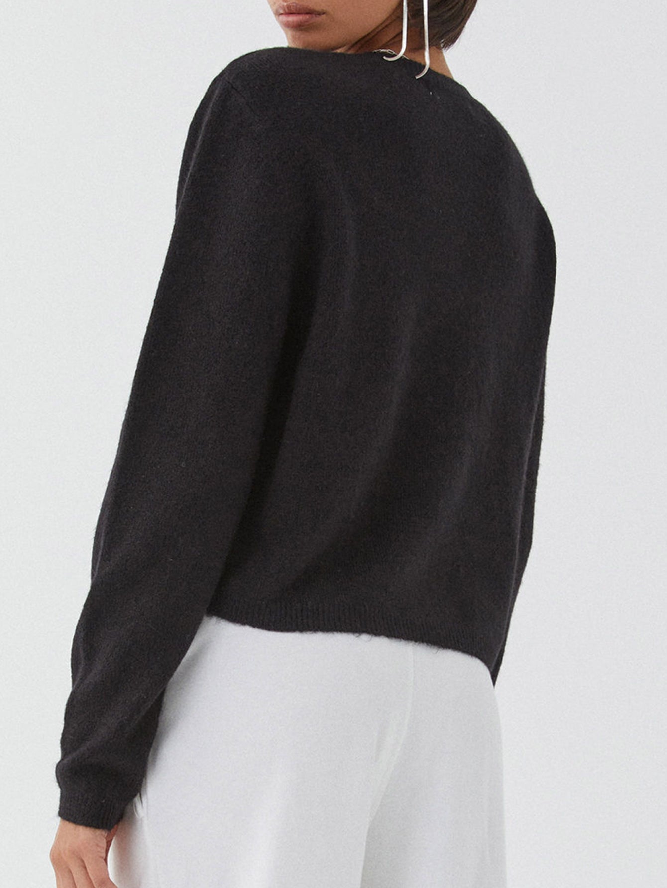 Kvinnlig Kofta Färgglad Mjuk Tygblandning 4