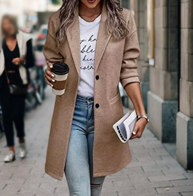 Variant image for Kvinnojacka Elegant Ull Normal Passform-13