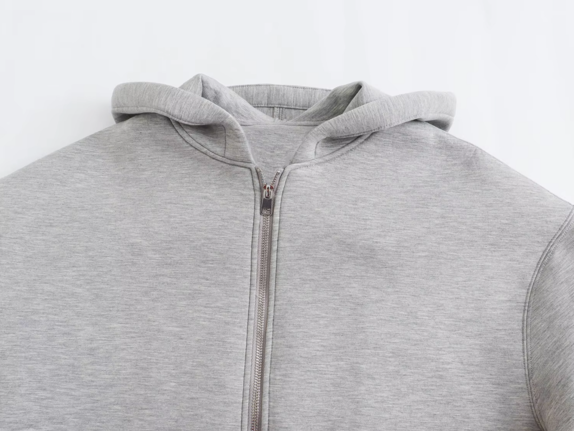Damjacka Oversized med Huva i Bomull-3