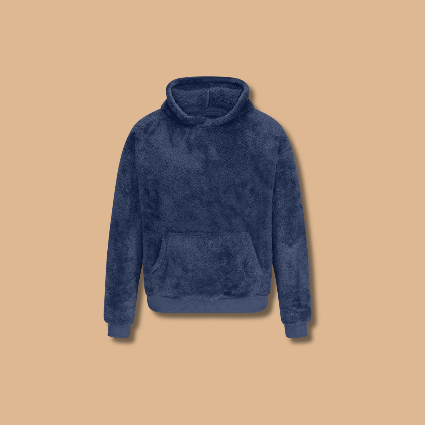 Variant image for Hoodie Herr Teddy Fleece Mjuk och Bekväm Huvtröja-25