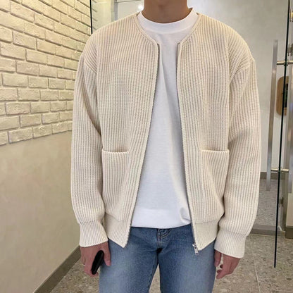 Variant image for Stickad Cardigan Herr Modern Akryl Väst-1