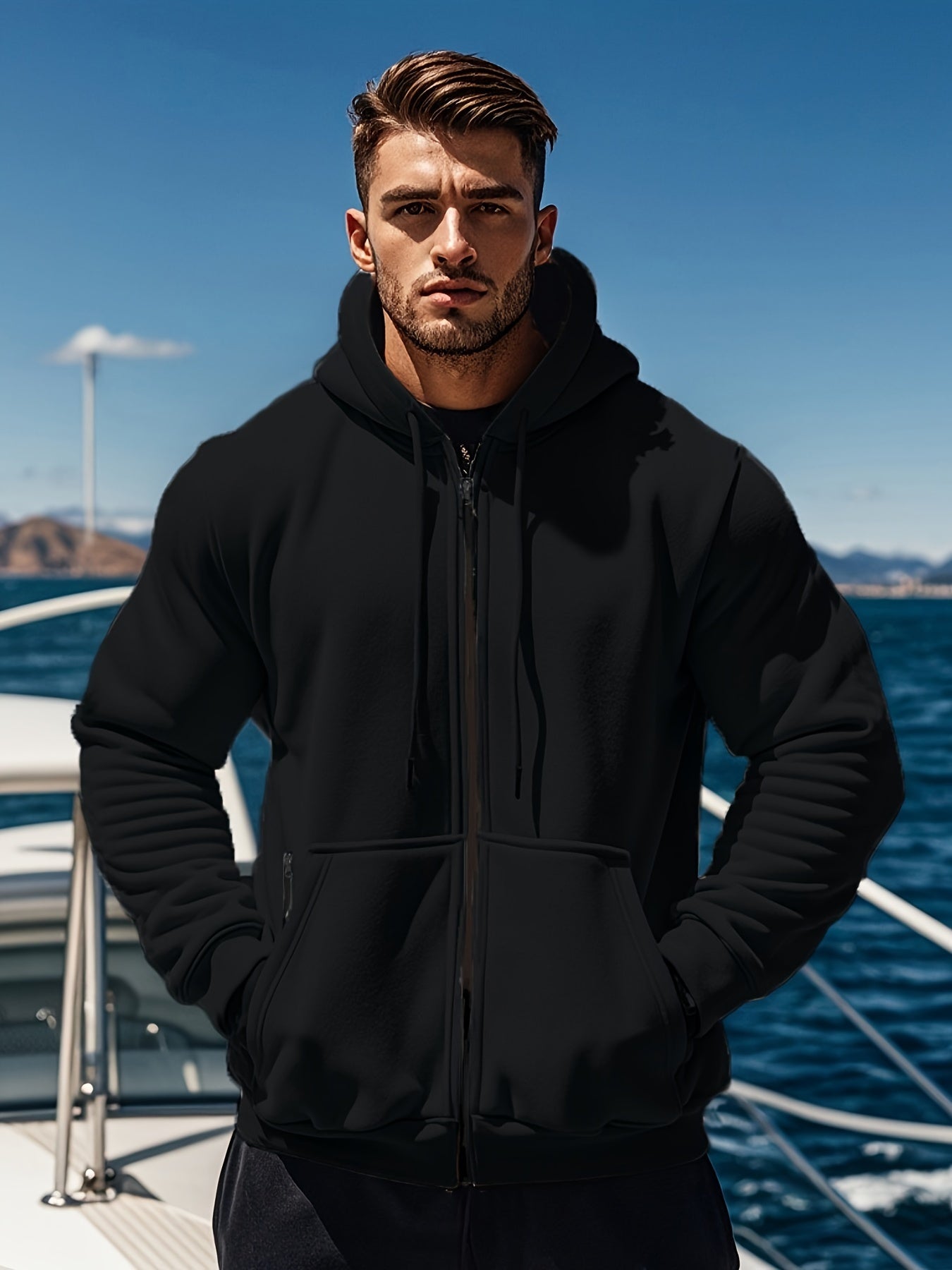 Variant image for Dam Hoodie Med Dragkedja Mjuk Andningsbar Tyg-13