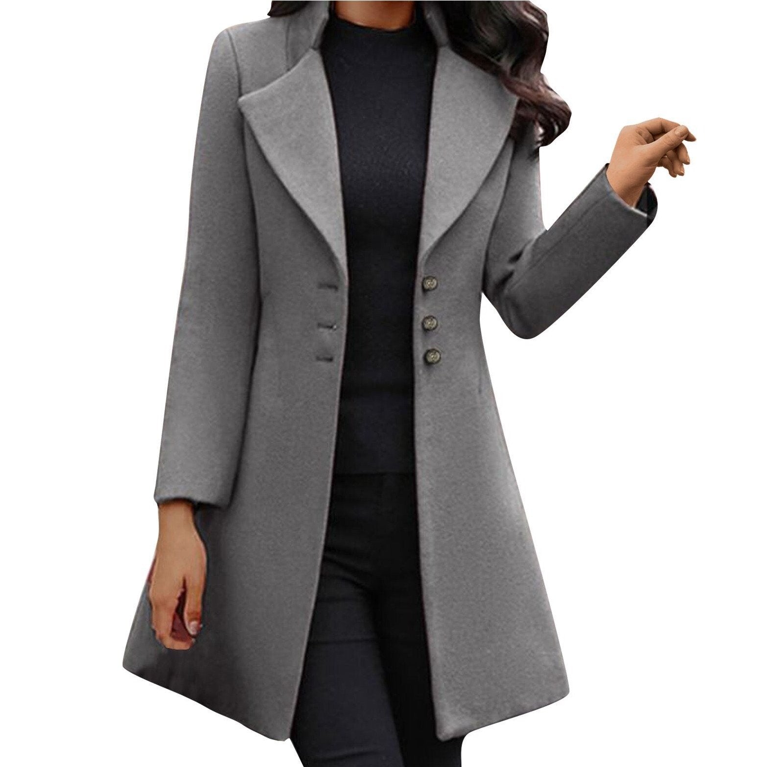 Damjacka Termisk Modern Polyester för Kvinnor-3
