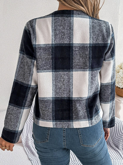 Kvinnors Karo Jacka Öppen Framsida Hållbar Tygblandning-2