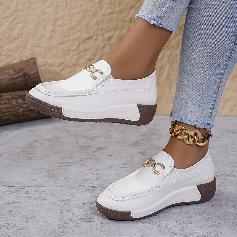 Herr Lädermockasiner Elegant Komfort Högkvalitativt Läder-3