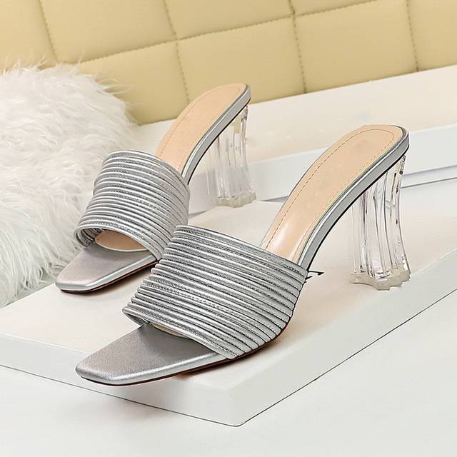 Variant image for Dam Sandaler Hög Klack Plattform PU-Läder-3