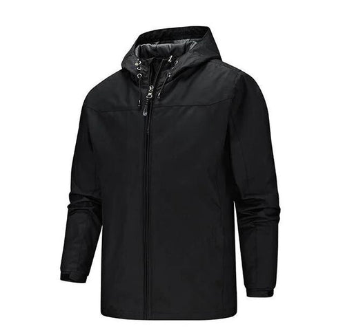 Herr Regnjacka Klassisk Stil Vattentålig Polyester-1