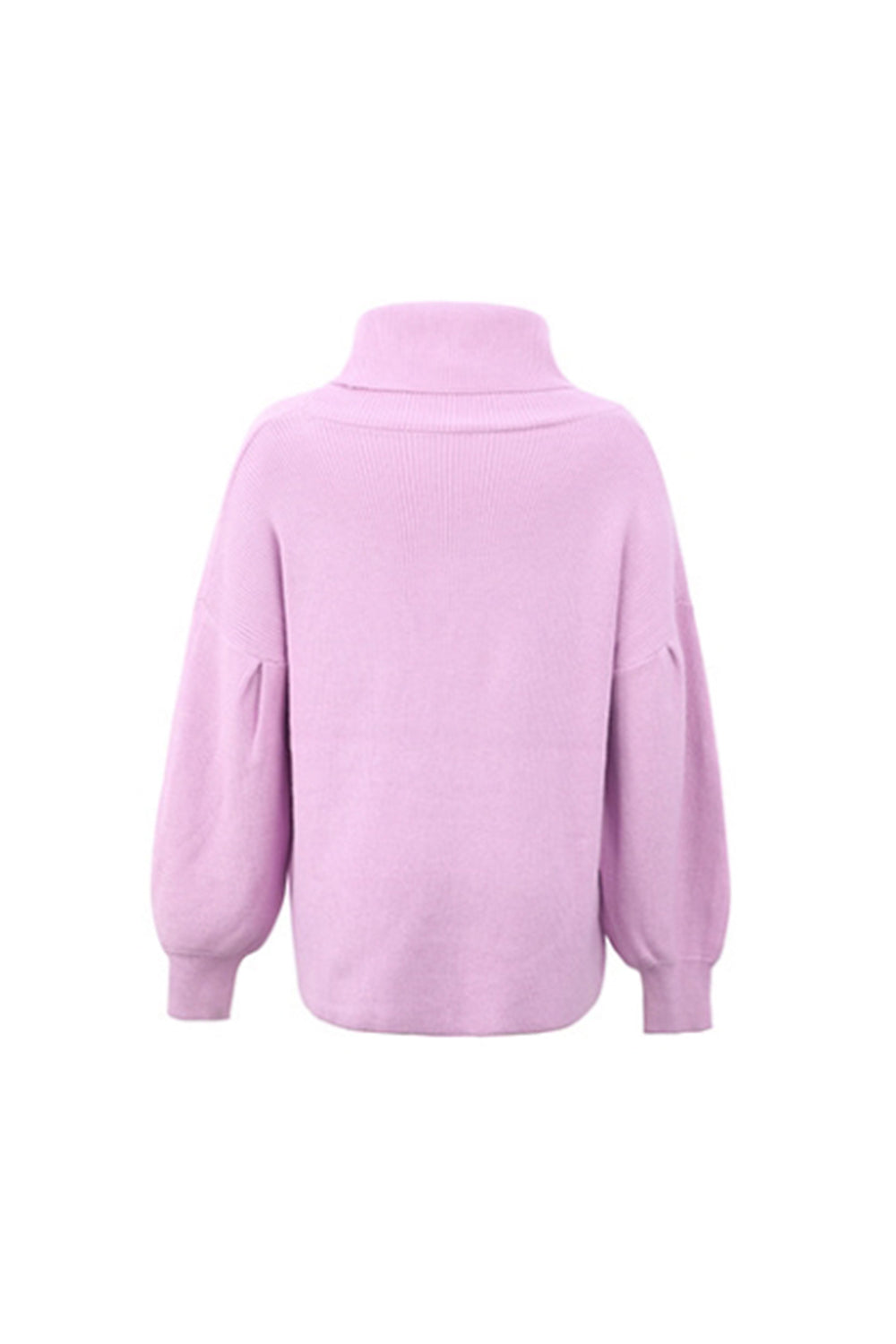 Unisex Tröja Hög Krage Långa Ärmar Polyester-4