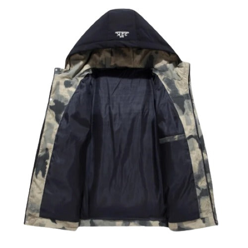 Herren Huvjacka Kanadensisk Design Polyester Bomull-2