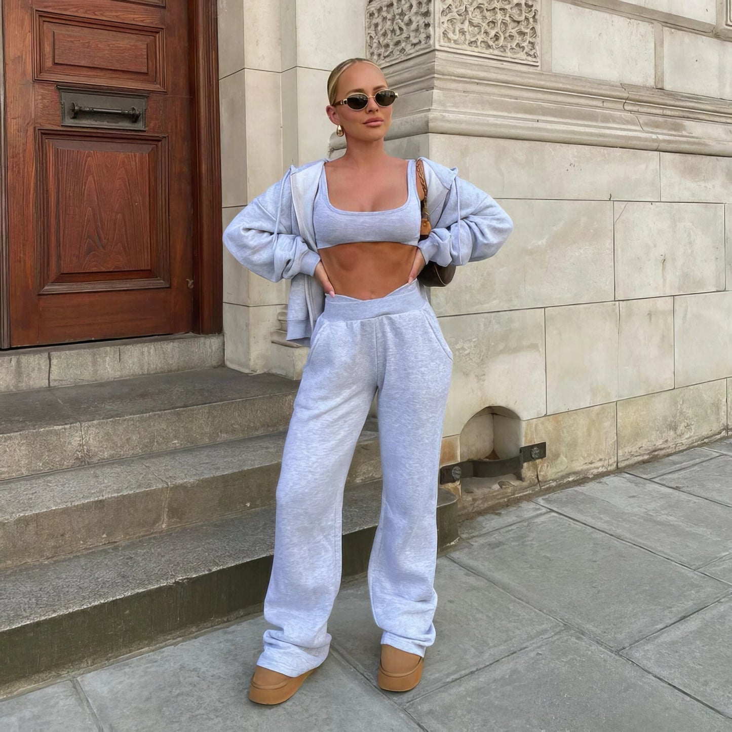 Fodrade Vinterstövlar Dam med Plattformsula och Vattentåligt Material-2