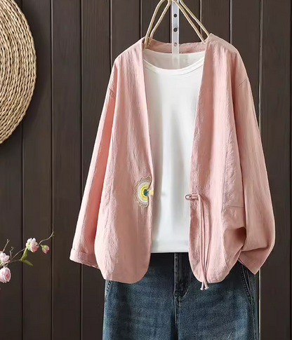 Dam Kofta Trendig Akryl Bekväm Passform-2