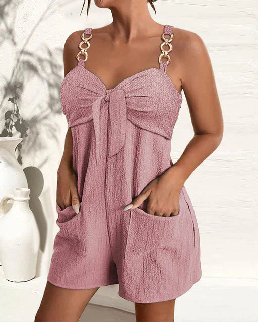 Dam Klänning Kedja Trendig Stil Polyester-4