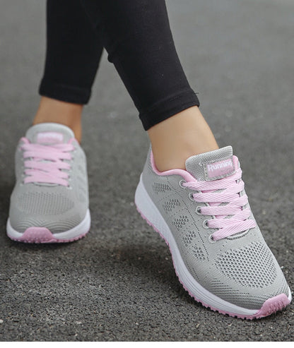 Kvinnors Sneakers Lätta Andningsbara Sportskor-3