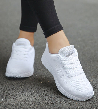 Kvinnors Sneakers Lätta Andningsbara Sportskor-5