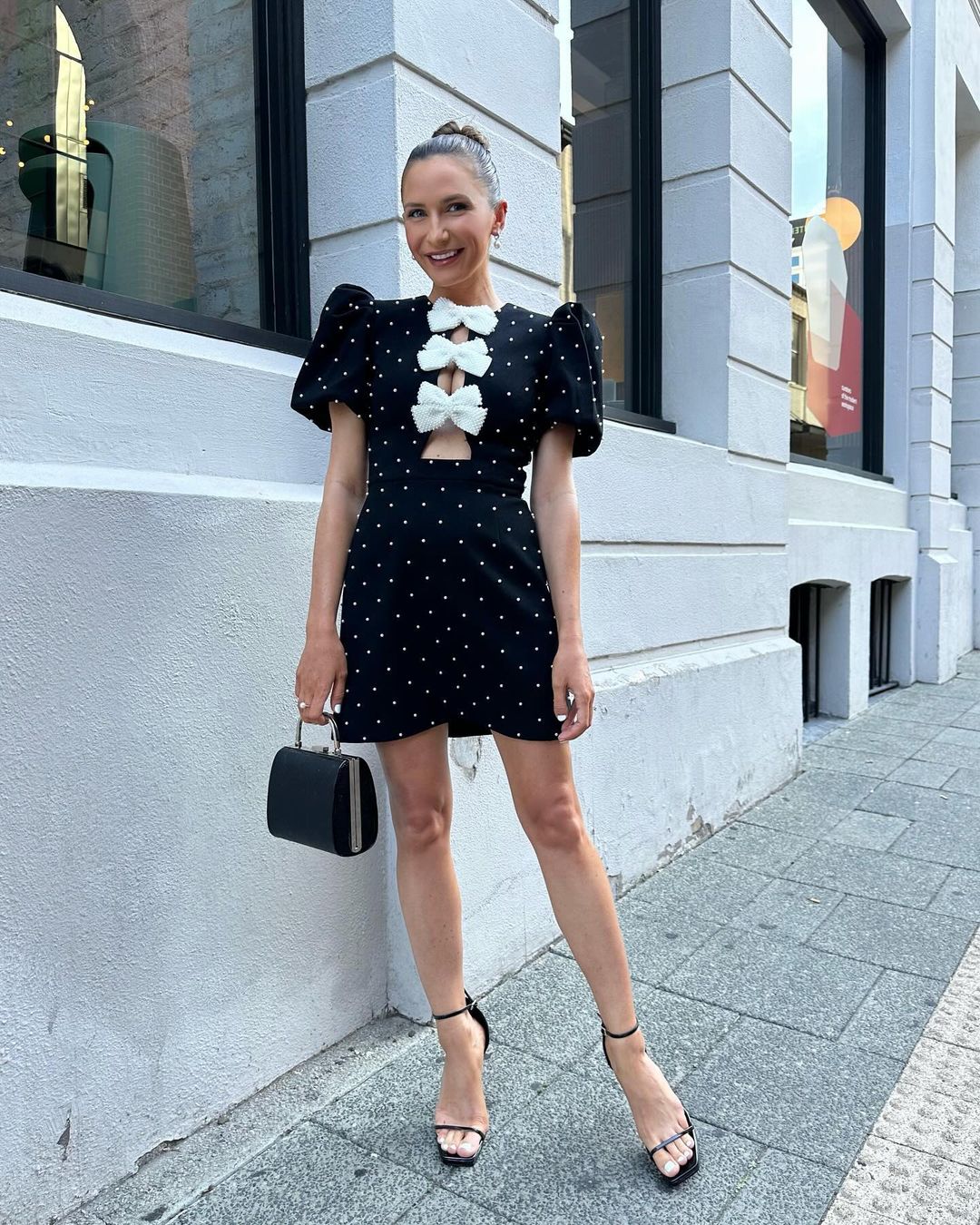 Fina Dam Klänningar Romantisk Hjärtdekor 100% Polyester-6