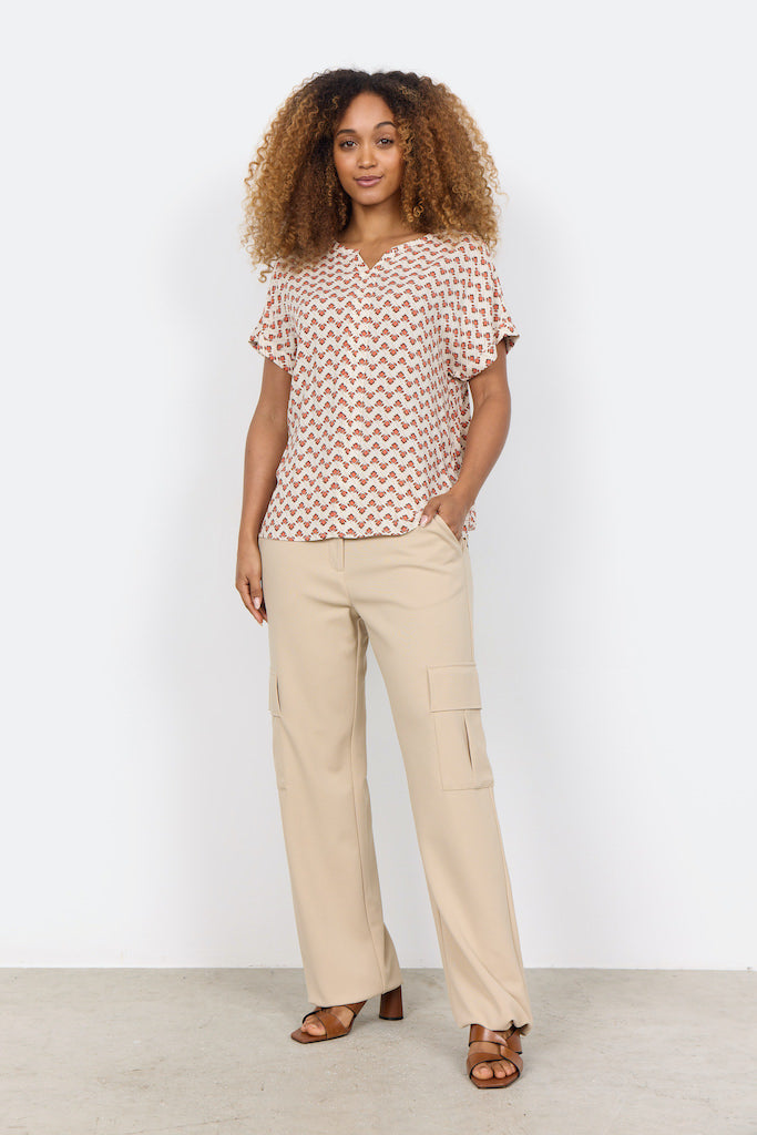 Dam T-Shirt Retrotryck 100% Lenzing Ecovero Viskos-3