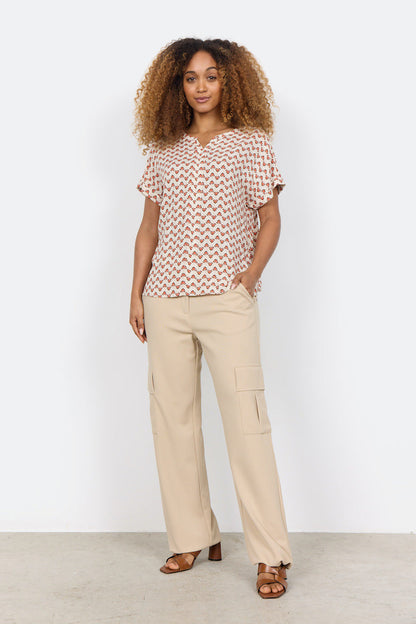 Dam T-Shirt Retrotryck 100% Lenzing Ecovero Viskos-3