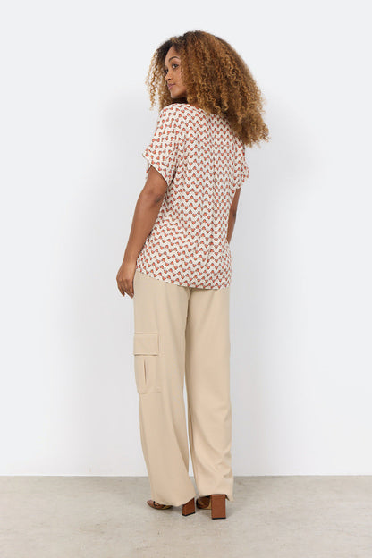 Dam T-Shirt Retrotryck 100% Lenzing Ecovero Viskos-4