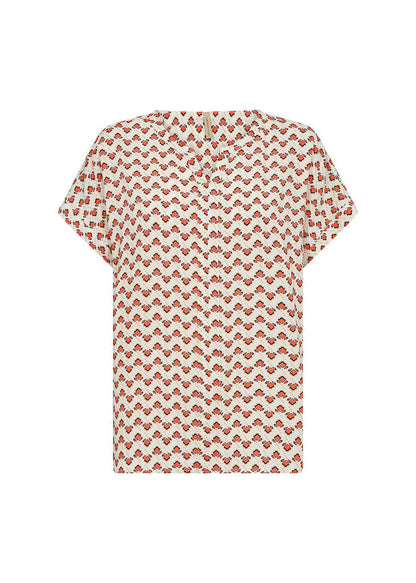 Dam T-Shirt Retrotryck 100% Lenzing Ecovero Viskos-5