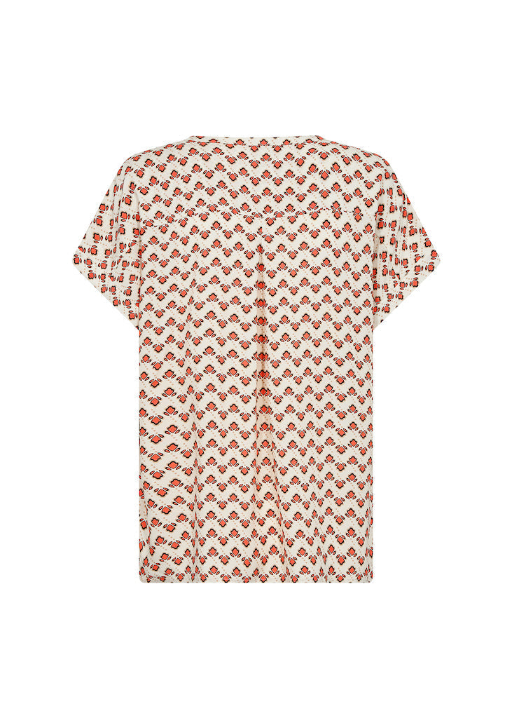 Dam T-Shirt Retrotryck 100% Lenzing Ecovero Viskos-6