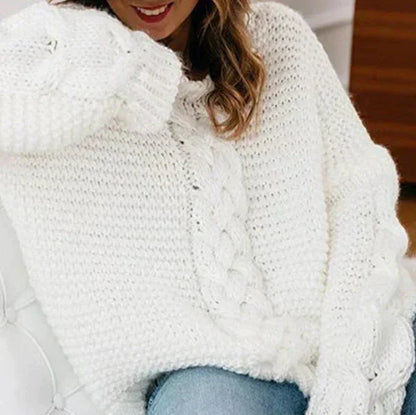 Variant image for Kvinno Ulltröja Vinter Mysig Design Högkvalitativ Ull-28