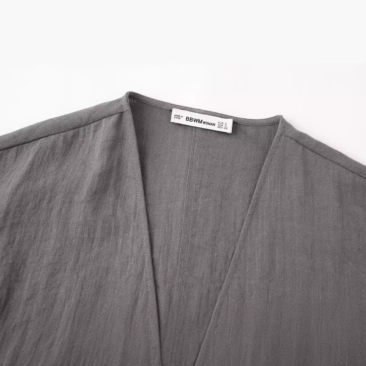 Dam Kimono Set med Avslappnad Passform och Breda Ärmar – Lätt Material, Hög Midja Byxor 4