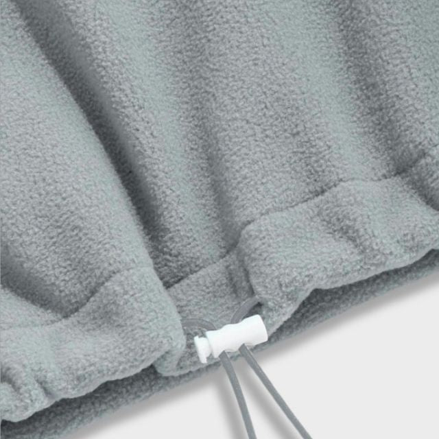 Dam Tröja Halv Zip Lätt Bomull Relaxed Fit-4