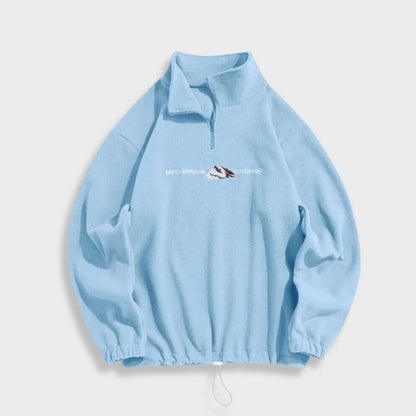 Variant image for Dam Tröja Halv Zip Lätt Bomull Relaxed Fit-22