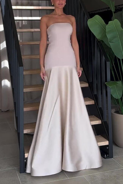 Dam Maxi Klänning Flare Lapptäcke Bomull Polyester-2