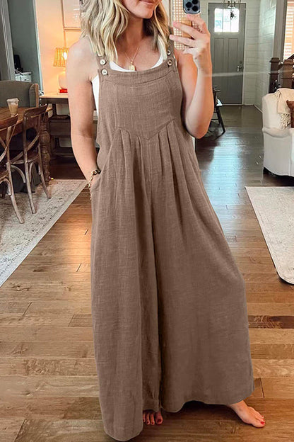 Variant image for Dam Palazzo Overall Bred Ben Bomull Polyester med Fickor-17