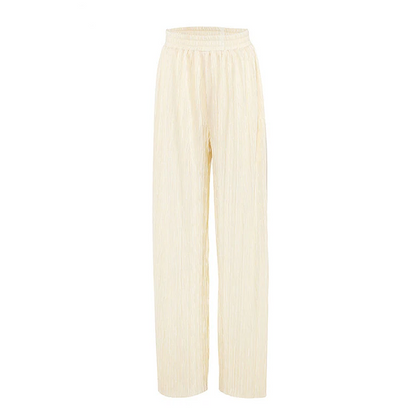 Variant image for Dam Byxor Plisserade Vida Ben med Resår i Midjan Polyester Snygga Byxor-3