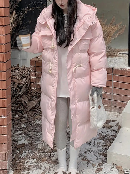 Damjacka Termisk Zip-Up Hoodie Puffy Stil Polyester-4