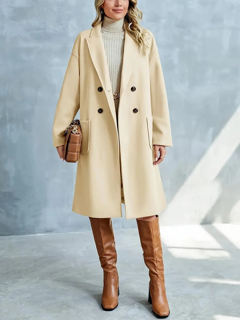 Variant image for Damjacka Slim Fit Högkvalitativt Tyg för Höst och Vinter-7