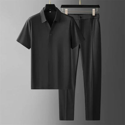 Variant image for Herr T-shirt Slim Fit Kvalitets Bomull-1
