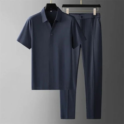 Variant image for Herr T-shirt Slim Fit Kvalitets Bomull-19