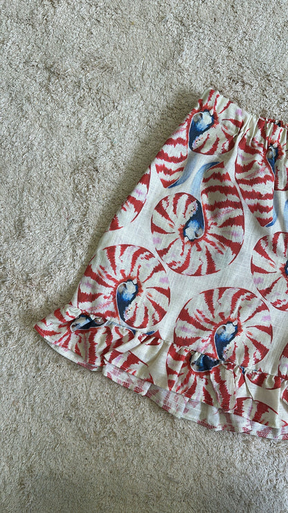 Dam Shorts Relaxed Linne Viskos-3