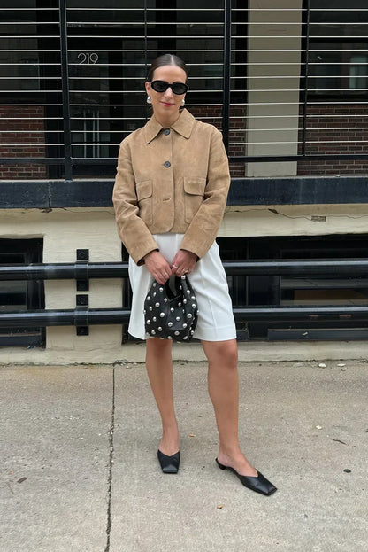 Dam Blus med Krage och Långa Ärmar i Andningsbart Material-3