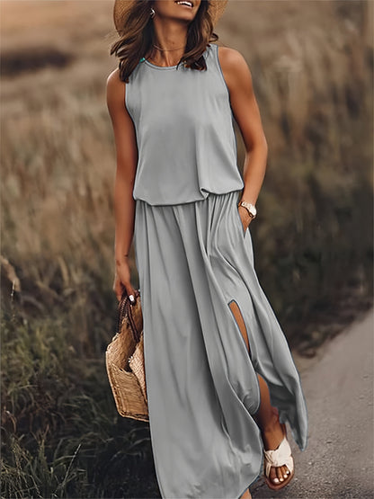 Variant image for Dam Klänning Maxi Boho Stil Modal-31