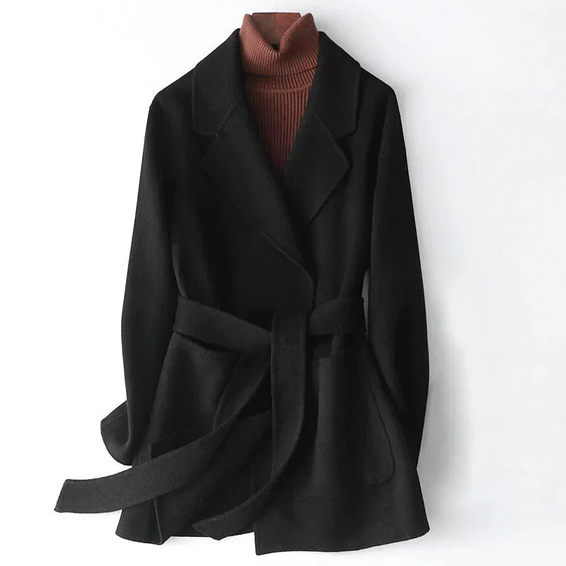 Kvinnors Fäst Jacka Klassisk Design Högkvalitativ Polyester 6