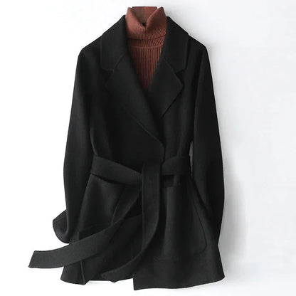 Kvinnors Fäst Jacka Klassisk Design Högkvalitativ Polyester 6